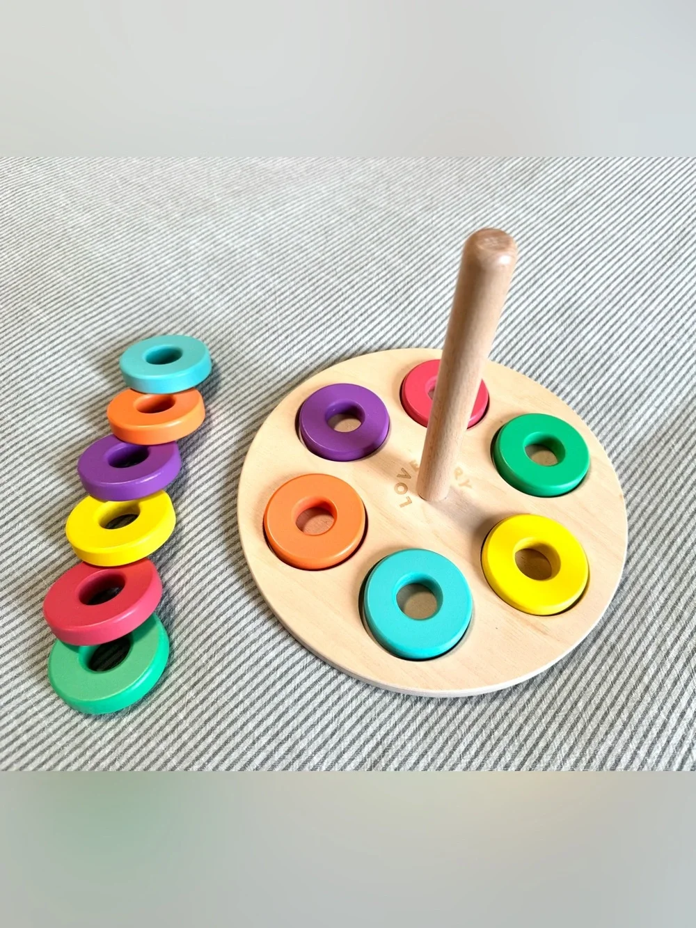LOVEVERY Flexible Wooden Stacker - Like New!